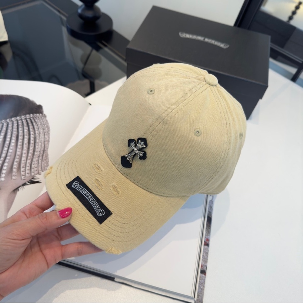Chrome Heart khaki-colored baseball cap with a head circumference of 57cm - Picture 2 of 6